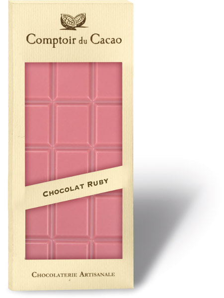 Tablette chocolate Ruby - La Toque Blanche